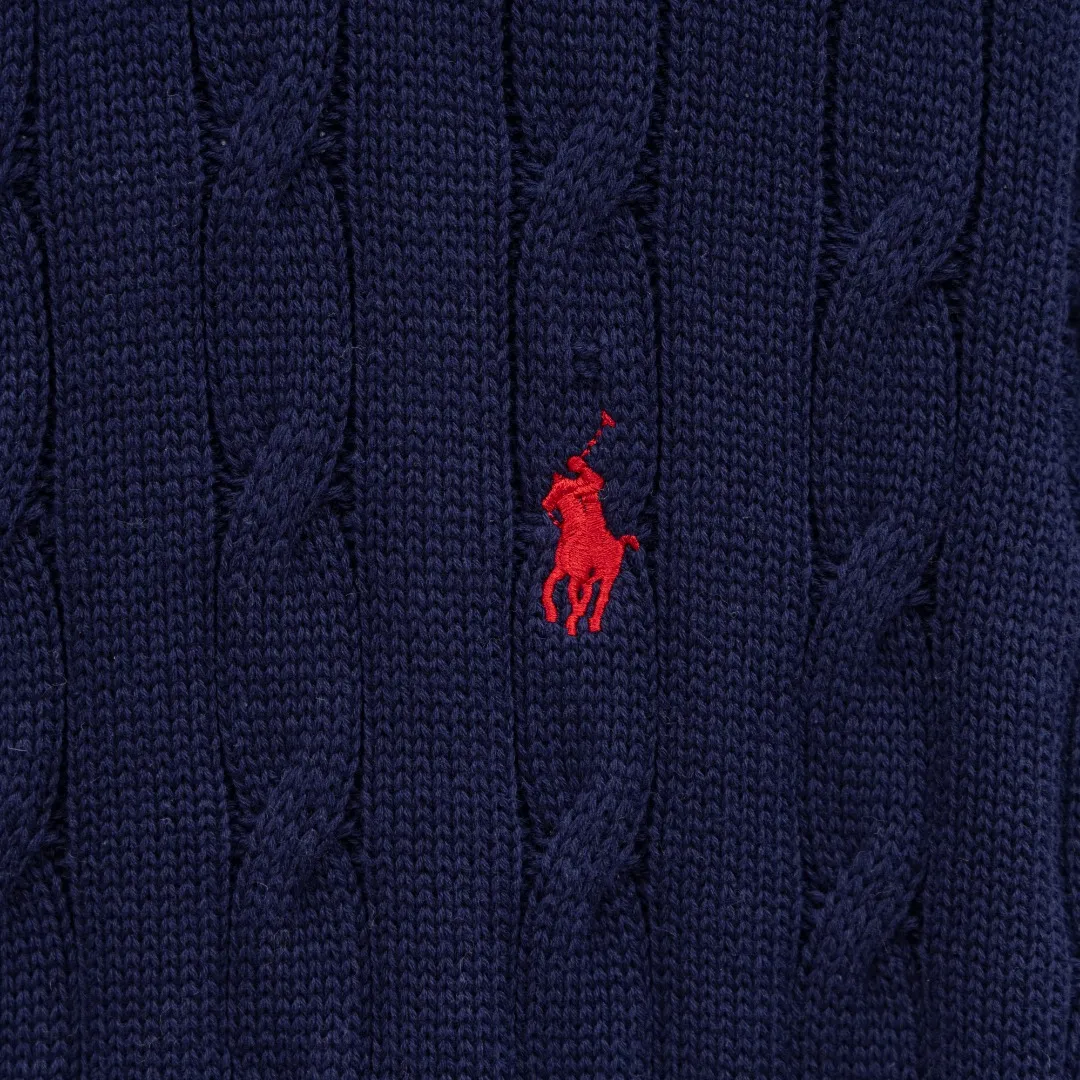 P320 top version (different currencies). You can scan the code to enter the official website. Style: Ralph Lauren POLO Ralph Lauren small label embroidered knitted old money style zipper cardigan jacket. Color: Picture color. Size: S-XL. Fabric: pure cotton. Accessories: full set of customized accessories. No gender distinction. Same style for men and women.